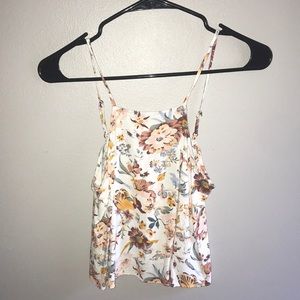 Floral crop top - Kendall & Kylie XS